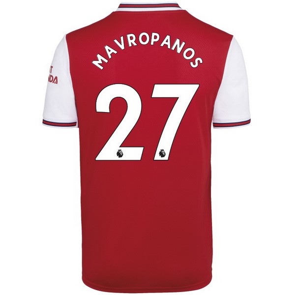 Camiseta Arsenal NO.27 Mavropanos 1ª Kit 2019 2020 Rojo